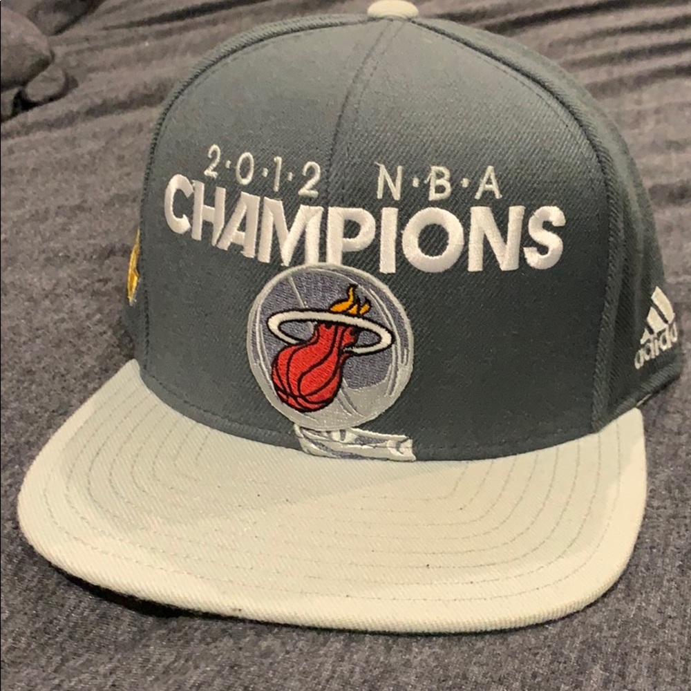 Adidas 2012 Miami Heat Championship SnapBack hat